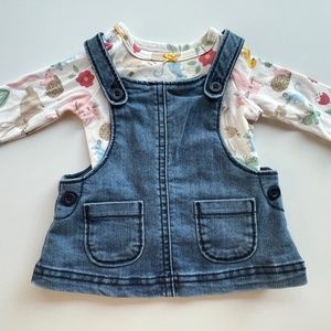 Newborn Denim Jumper by Carters